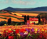Famous Tuscan Paintings - tuscan landscape